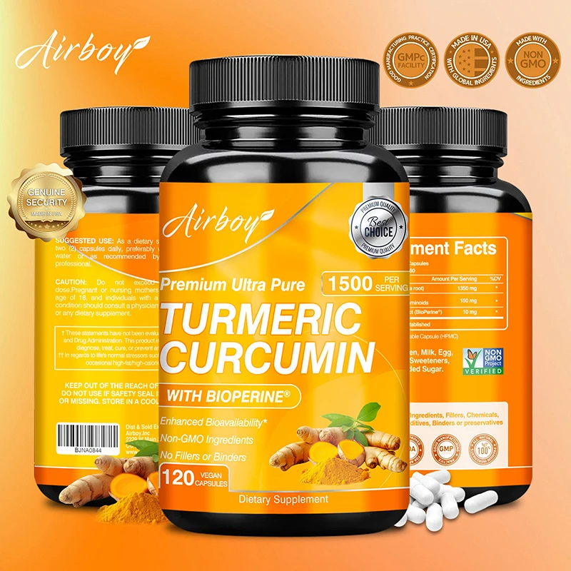 Turmeric Curcumin Capsule - Capsule di curcumina di curcuma: aiuta